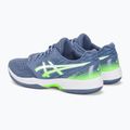 Încălțăminte de squash pentru bărbați ASICS Gel-Court Hunter 3 denim blue/lime burst 3