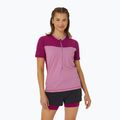 Tricou de alergat pentru femei ASICS Fuijtrail soft berry/blackberry