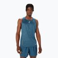 Tank top de alergare pentru bărbați ASICS Fujitrail Singlet magnetic blue