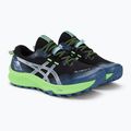 Încălțăminte de alergat pentru bărbați ASICS Gel-Trabuco 12 black/light blue 5