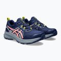 Pantofi de alergare pentru femei ASICS Trail Scout 3 blue expanse/sun coral 10