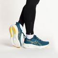 Încălțăminte de alergat pentru bărbați ASICS Gel-Nimbus 26 evening teal/light mustard 2