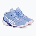 Încălțăminte de volei pentru femei ASICS Sky Elite FF MT 2 light sapphire/white 4