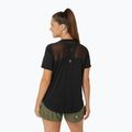 Tricou de alergare pentru femei ASICS Road V-Neck performance black 3
