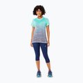 Tricou de alergat pentru femei ASICS Seamless aurora green/blue expanse 2