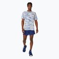 Tricou de alergare pentru bărbați ASICS Metarun Shibori Top brich/blue expanse 2