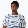 Tricou de alergare pentru bărbați ASICS Metarun Shibori Top brich/blue expanse 4
