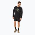 Longsleeve de alergare pentru bărbați  ASICS Fujitrail Logo black/graphic grey/safety yellow 2