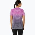 Tricou de alergare pentru femei ASICS Seamless bold magenta/blue expanse 3