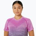 Tricou de alergare pentru femei ASICS Seamless bold magenta/blue expanse 4