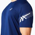 Tricou de alergare pentru bărbați ASICS Icon Top blue expanse/brich 5