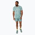 Tricou de alergare pentru bărbați ASICS All Over Print Top light celadon/celadon 2