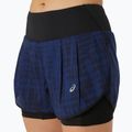 Pantaloni scurți de alergare pentru femei ASICS Road All Over Print 2N1 3.5IN midnight 4