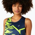 Tank top de alergare pentru femei ASICS Light Graphic Tank french blue/safety yellow 4