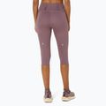 Colanți de alergare pentru femei ASICS High Waist Capri dusty mauve 3