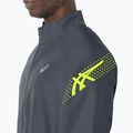 Jachetă de alergare pentru bărbați ASICS Icon carrier grey / safety yellow 5