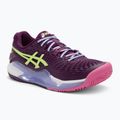 Încălțăminte de padel pentru femei ASICS Gel-Resolution 9 deep mauve/lime green