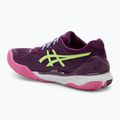 Încălțăminte de padel pentru femei ASICS Gel-Resolution 9 deep mauve/lime green 3