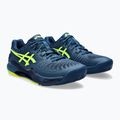 Încălțăminte de tenis pentru bărbați ASICS Gel-Resolution 9 Clay mako blue/safety yellow 10