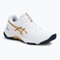 Încălțăminte pentru femei ASICS Netburner Ballistic FF 3 white/pure gold