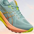 Încălțăminte de alergare pentru bărbați ASICS Gel-Kayano 31 Paris light celadon/safety yellow 10