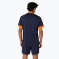 Tricou de tenis pentru bărbați ASICS Court SS Top midnight/shocking orange 3