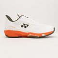 Încălțăminte de tenis pentru femei YONEX Power Cushion Ad-Accel white/orange 2