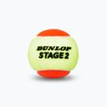 Mingi de tenis pentru copii Dunlop Stage 2 3 buc. portocaliu/galben 601339 3