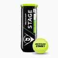 Mingi de tenis Dunlop Stage 1 3 pack green