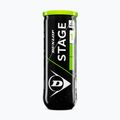 Mingi de tenis Dunlop Stage 1 3 pack green 2