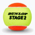 Mingi de tenis Dunlop Stage 2 3 pack orange 3