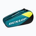 Geantă de tenis Dunlop SX-Club 6 RKT teal/black/yellow 2