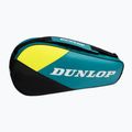 Geantă de tenis Dunlop SX-Club 3 RKT teal/black/yellow