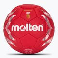 Minge de handbal Molten H3A5000-S4F IHF OFFICIAL BALL PARIS 2024 red mărime 3