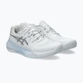 Încălțăminte de tenis pentru femei ASICS Gel-Resolution X Clay W white/pure silver 10
