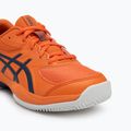 Încălțăminte de tenis pentru copii ASICS Gel-Game 10 GS Clay Jr nova orange/indigo fog 7