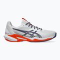 Încălțăminte de tenis pentru bărbați ASICS Solution Speed FF 3 Clay white/ greyish purple 8