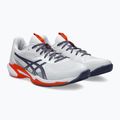 Încălțăminte de tenis pentru bărbați ASICS Solution Speed FF 3 Clay white/ greyish purple 10