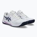 Încălțăminte de tenis pentru femei ASICS Gel-Dedicate 8 Clay W white/indigo fog 3