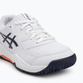 Încălțăminte de tenis pentru copii ASICS Gel-Dedicate 8 GS Jr white/indigo fog 7