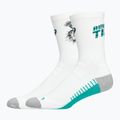 Șosete ASICS Performance Run Crew brilliant white/wave teal 2
