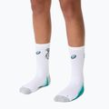 Șosete ASICS Performance Run Crew brilliant white/wave teal 5