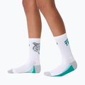 Șosete ASICS Performance Run Crew brilliant white/wave teal 6