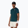 ASICS Match Actibreeze Top pentru bărbați tricou de tenis verde saxon 4