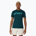 Tricou de tenis pentru bărbați ASICS Match Seasonal Graphic Tee saxon green