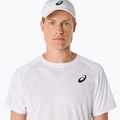 ASICS Match Actibreeze Tennis Shirt Top alb strălucitor pentru bărbați 4