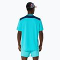 Tricou de tenis pentru bărbați ASICS Padel Court Top energy aqua 3