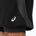 Pantaloni scurți de alergare pentru bărbați ASICS Road 2N1 5IN performance black/graphite grey 8