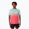Tricou de alergare pentru bărbați ASICS Seamless performance coral reef/oasis green