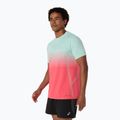 Tricou de alergare pentru bărbați ASICS Seamless performance coral reef/oasis green 4